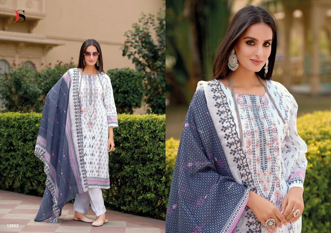 Bin Saeed 12 By Deepsy Pure Cotton Embroidery Pakistani Salwar Suit Suppliers In India